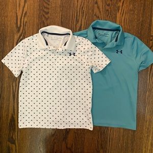 Under Armour Boys Polo Bundle Youth Small VGUC